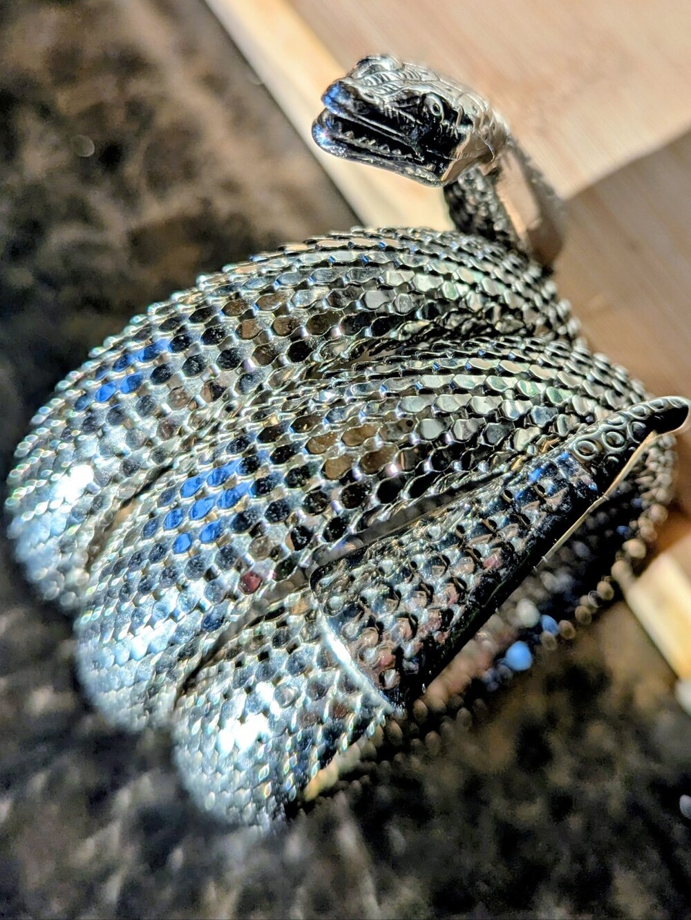Vintage Whiting & Davis Sterling Silver Bangle
